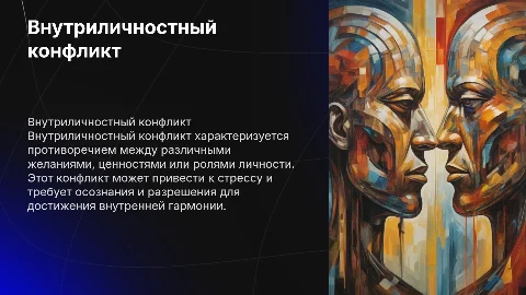Внутриличностный конфликт и его особенности