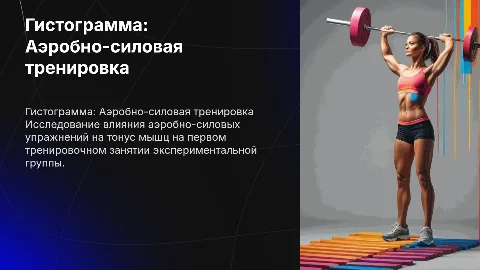 Гистограмма: Аэробно-силовая тренировка для тонуса