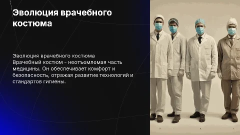 врачебный костюм
