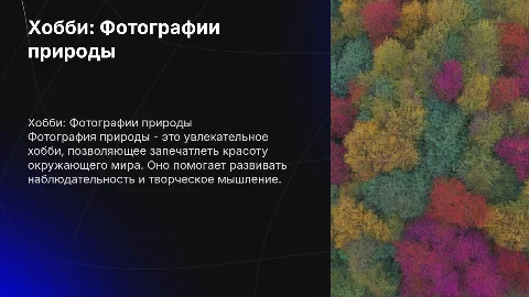 Хобби. Фотографии природы