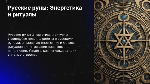 Русские руны: Правила работы и методы ритуалов