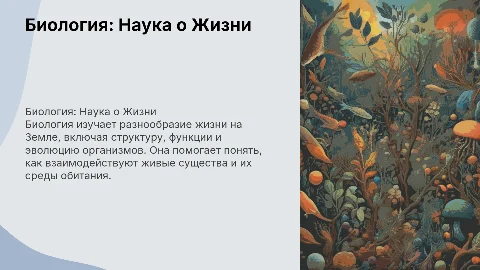 Биология: Система Наук о Живой Природе для 5 класса