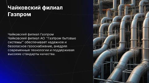 Чайковский филиал АО “Газпром бытовые системы”