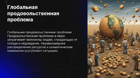 продовольственная проблема в мире