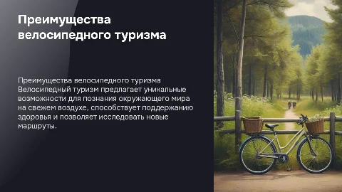 велосипедный туризм