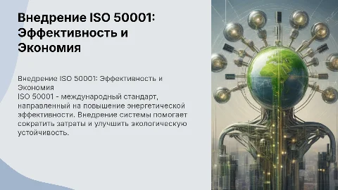 Внедрение ISO 50001: Система энергетического менеджмента