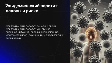 эпидемический паротит свинка