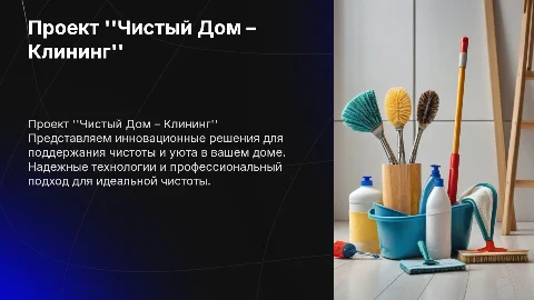 Проект Чистый Дом – Клининг