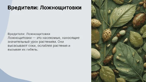 вредители ложнощитовки