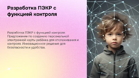 Разработка и внедрение персональной электронной карты ребёнка