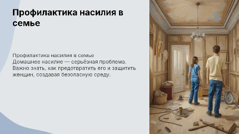 профилактика домашнего насилия среди женщин