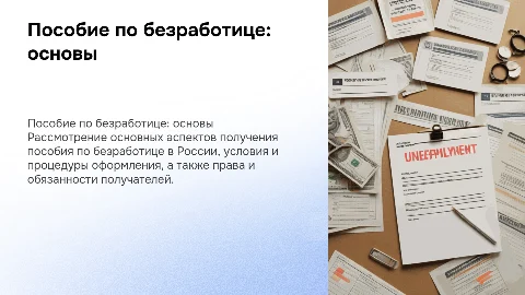 пособие по безработице