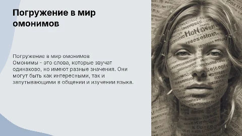 Омонимы