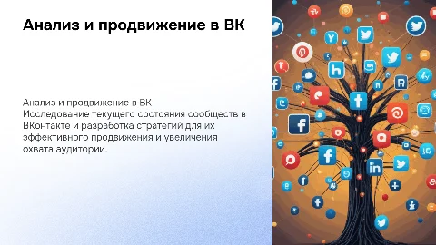 анализ сообщества в вк и предложения по продвижению