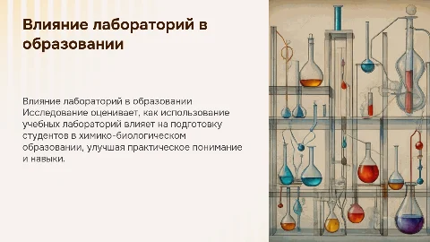Влияние учебных лабораторий на подготовку студентов