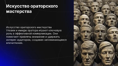 Уловки оратора и имидж оратора