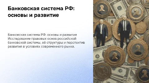 Банковская система РФ: правовые основы и развитие
