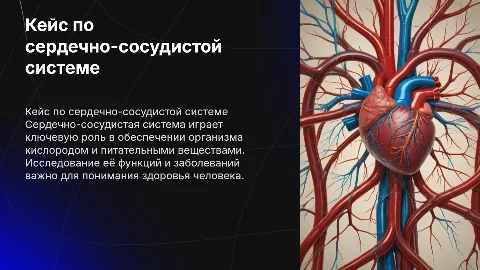 Кейс по биологии: Сердечно-сосудистая система
