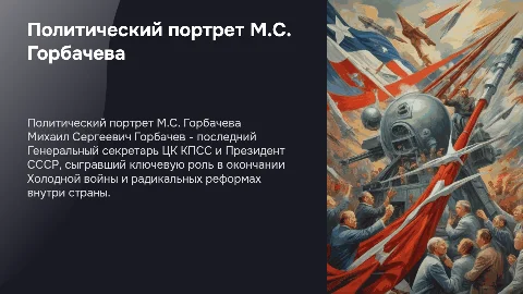 Политический портрет М.С.Горбачева