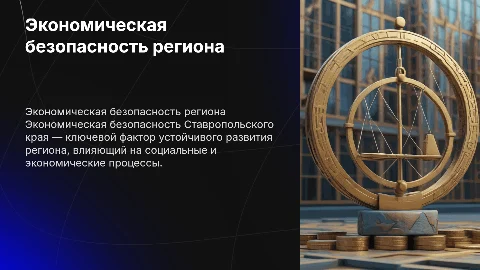 экономическая безопасность ставропольского края