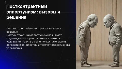 Постконтрактный оппортунизм