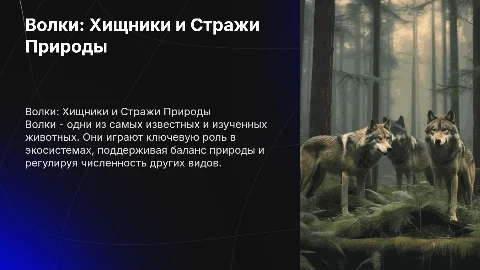 Волки