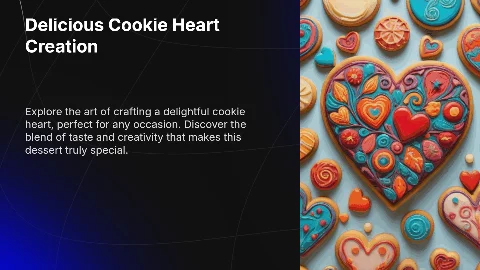 Cookie Heart Dish