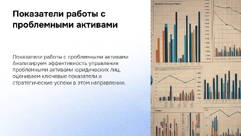 Показатели работы с проблемными активами юридических лиц