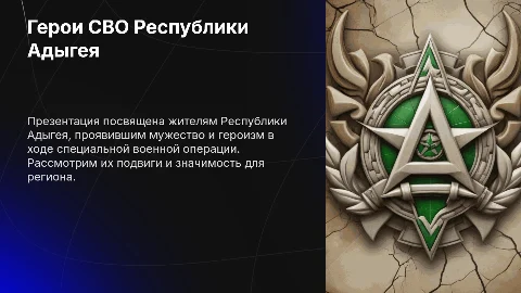 Герои СВО Республики Адыгея