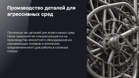 Емкостное оборудование из нержавеющих сплавов и алюминия