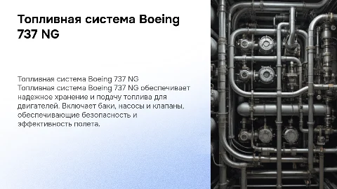 ТОПЛИВНАЯ СИСТЕМА НА B737 NG