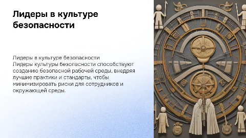 Лидеры культуры безопасности