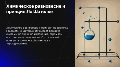 химическое равновесие принцип ле шателье