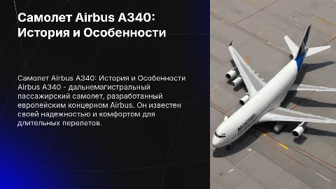 Самолет Airbus A340