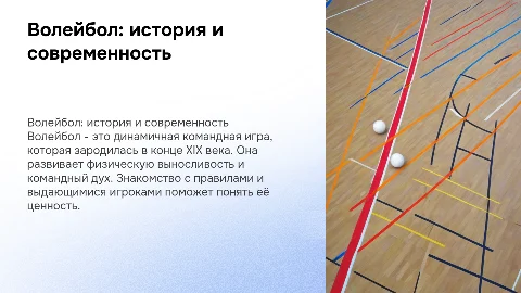 Волейбол, создание данной игры, правила, чем она полезна, знаменитые волейболисты
