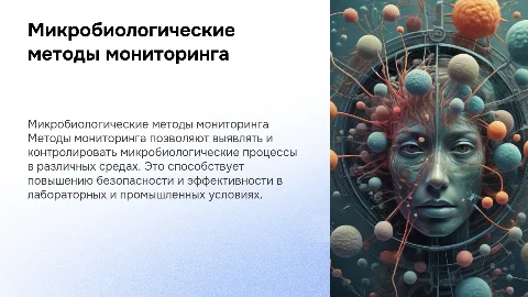 микробиологические методы мониторинга