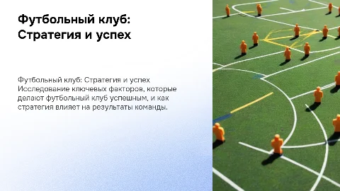 Спорт. Футбольный клуб