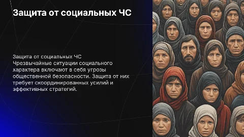 Чрезвычайные ситуации социального характера и защита от них