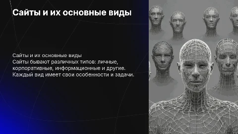 сайты и их виды