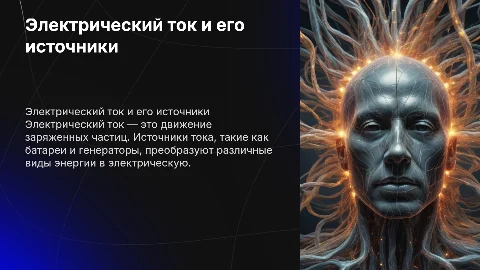 Электрический ток. Источники электрического тока