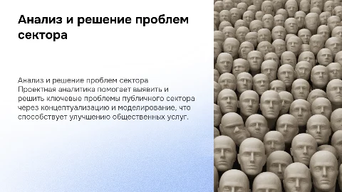 Проектная аналитическая деятельность в публичном секторе