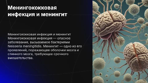 Менингококковая инфекция.Менингит