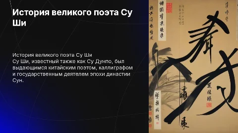 История Су Ши