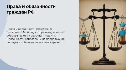 Права и обязанности граждан рф
