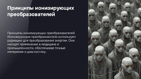 Принцип действия ионизирующих преобразователей и их примеры