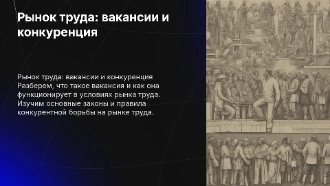 Вакансии и конкуренция на рынке труда: законы и правила