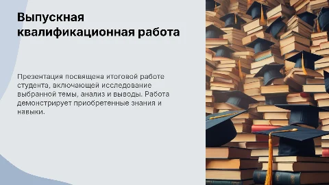 Выпускная квалификационная работа ИУБиП