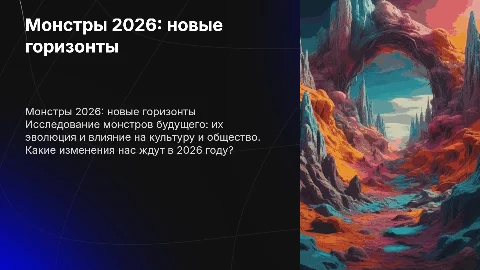 Монстры 2026