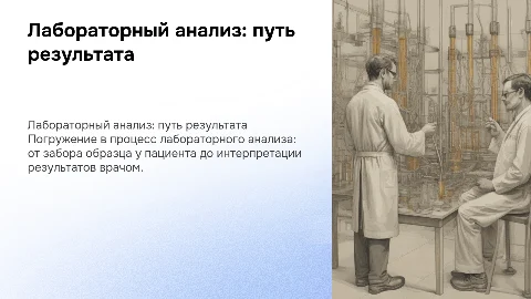 Лабораторный анализ: от пациента до врача