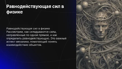 Урок по физике: Равнодействующая сил и сложение сил